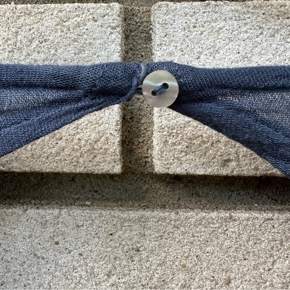 Free People Kiss Kiss Lace Insert Tunic Blue - Picture 7 of 15